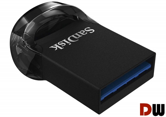 SanDisk 256GB Ultra Fit USB 3.1 Flash Drive design